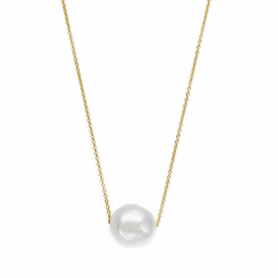 Jersey Pearl Baroque Solo Pearl Necklace
