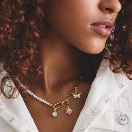 Thomas Sabo Gold Dragonfly Charm