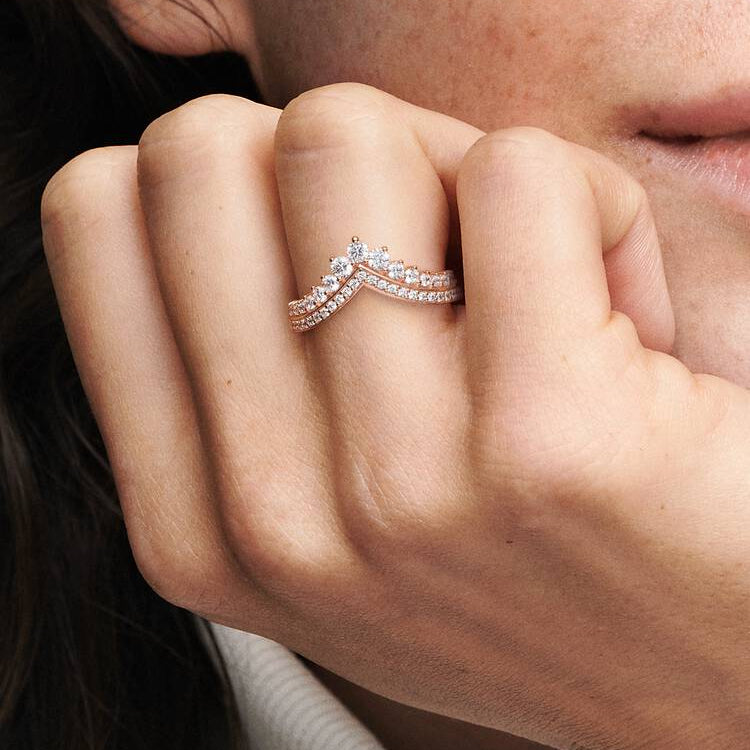 Pandora Princess Wishbone Ring
