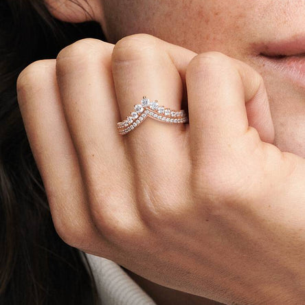 Pandora Princess Wishbone Ring