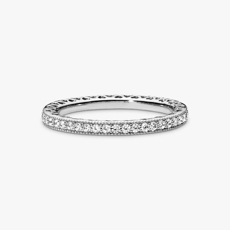 Pandora Sparkle & Hearts Ring