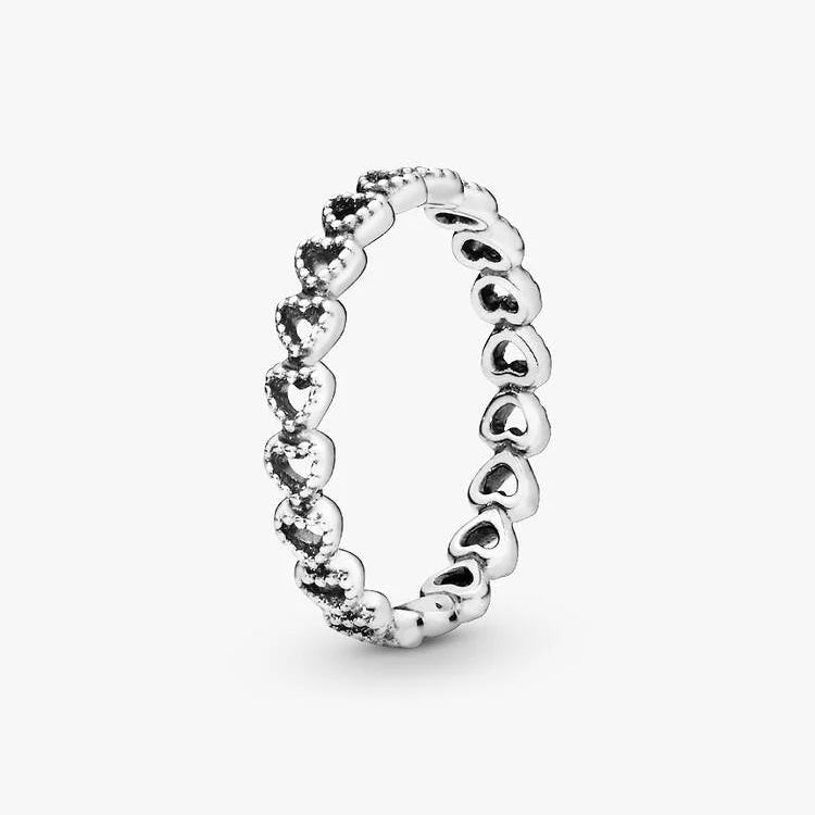 Pandora Band Of Hearts Ring
