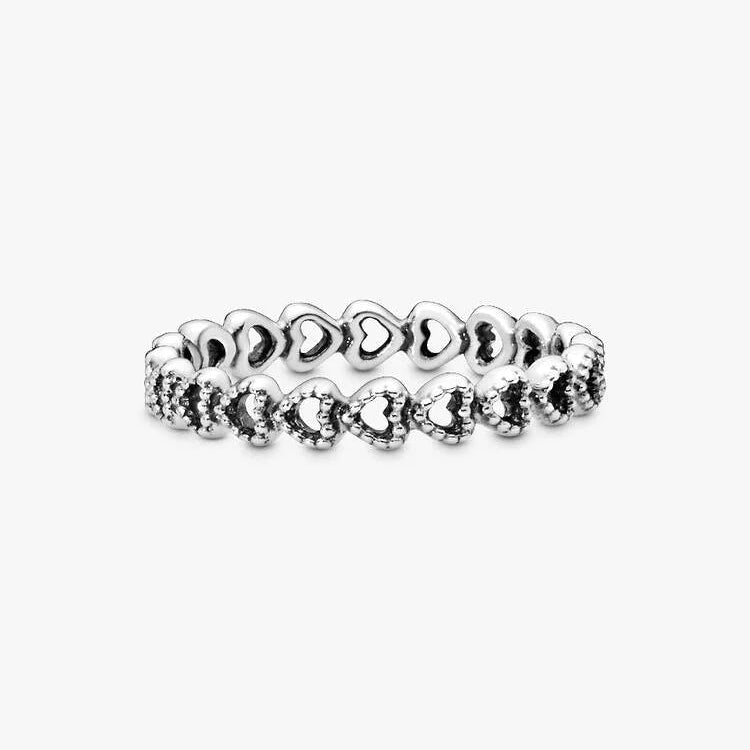 Pandora Band Of Hearts Ring