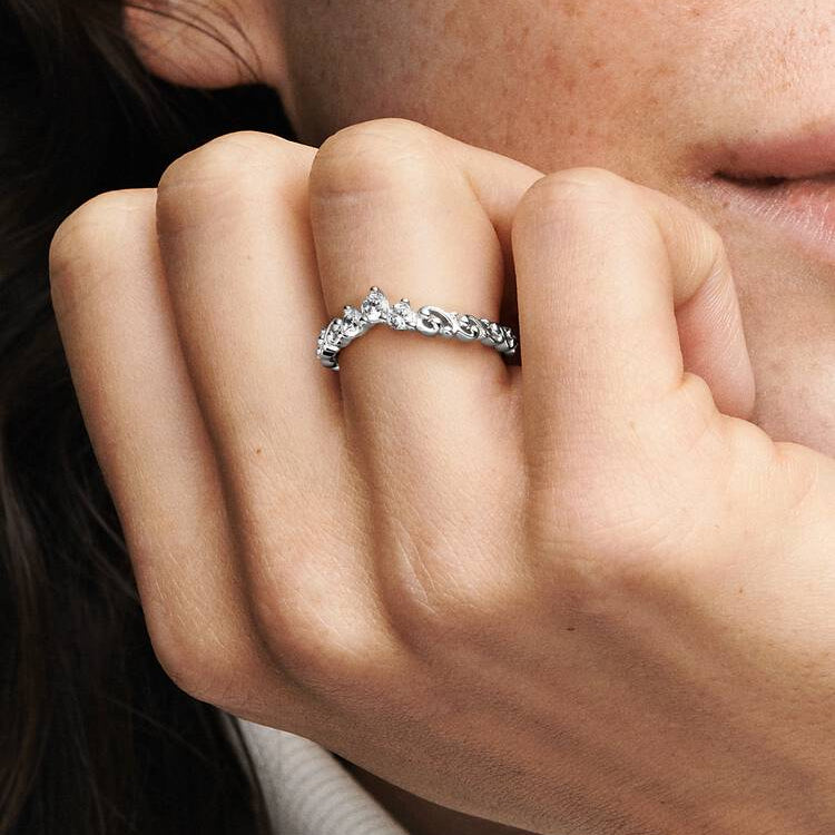 Pandora Regal Swirl Tiara Ring