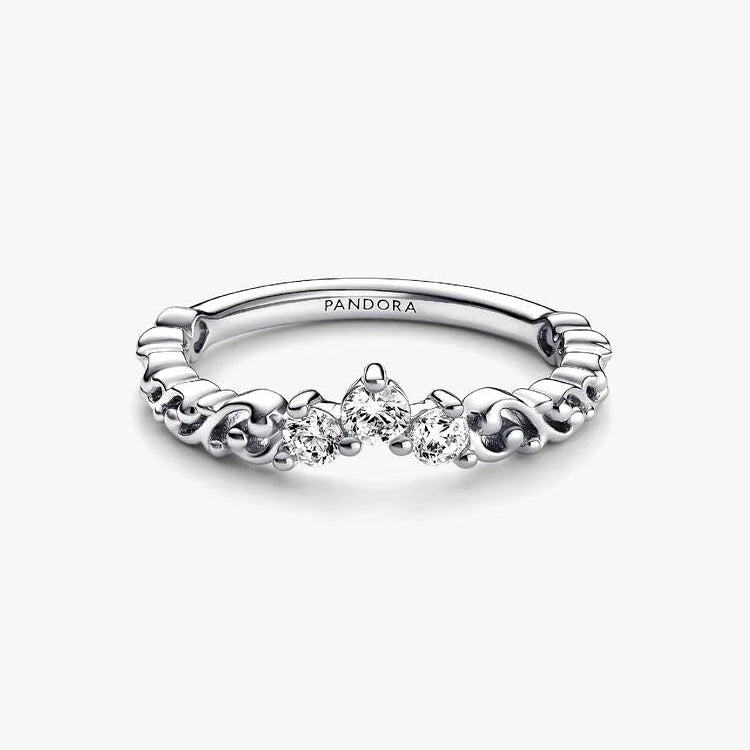 Pandora Regal Swirl Tiara Ring
