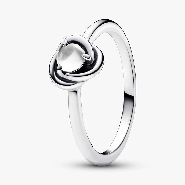 Pandora April Birthstone Eternity Circle Ring