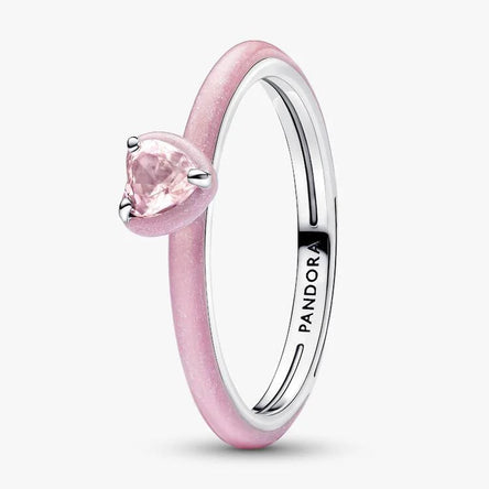 Pandora Pink Chakra Heart Ring