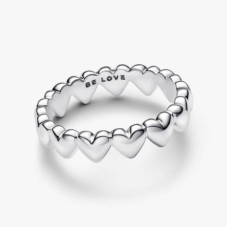 Pandora Row of Hearts Ring