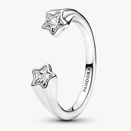 Pandora Shooting Stars Open Ring