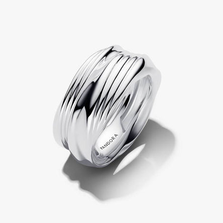 Pandora Twisted Double Ring