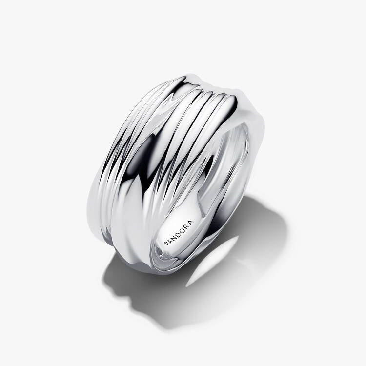 Pandora Twisted Double Ring