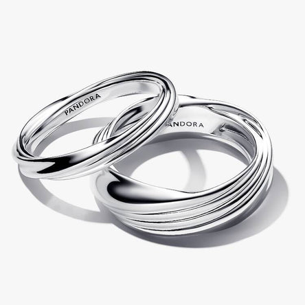 Pandora Twisted Double Ring