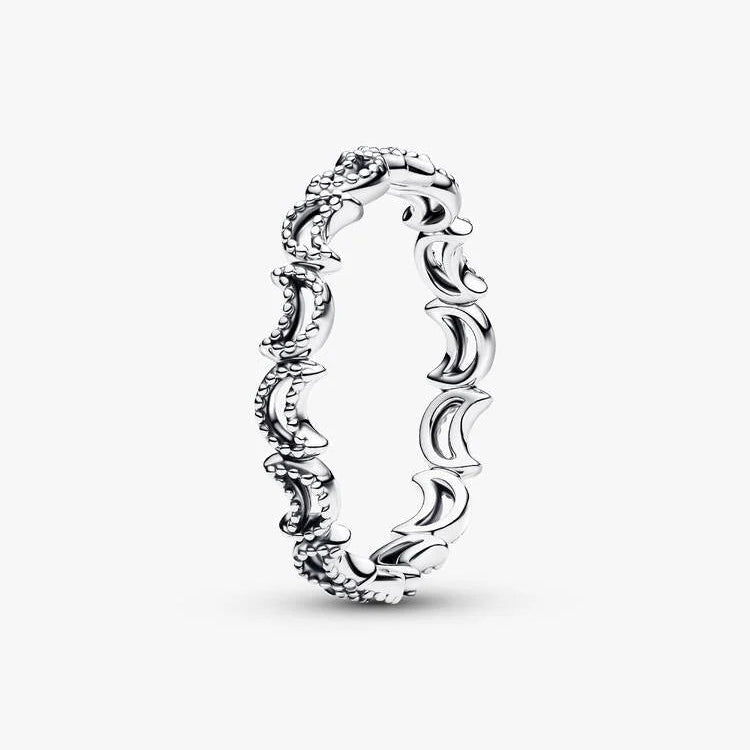 Pandora Crescent Moon Ring