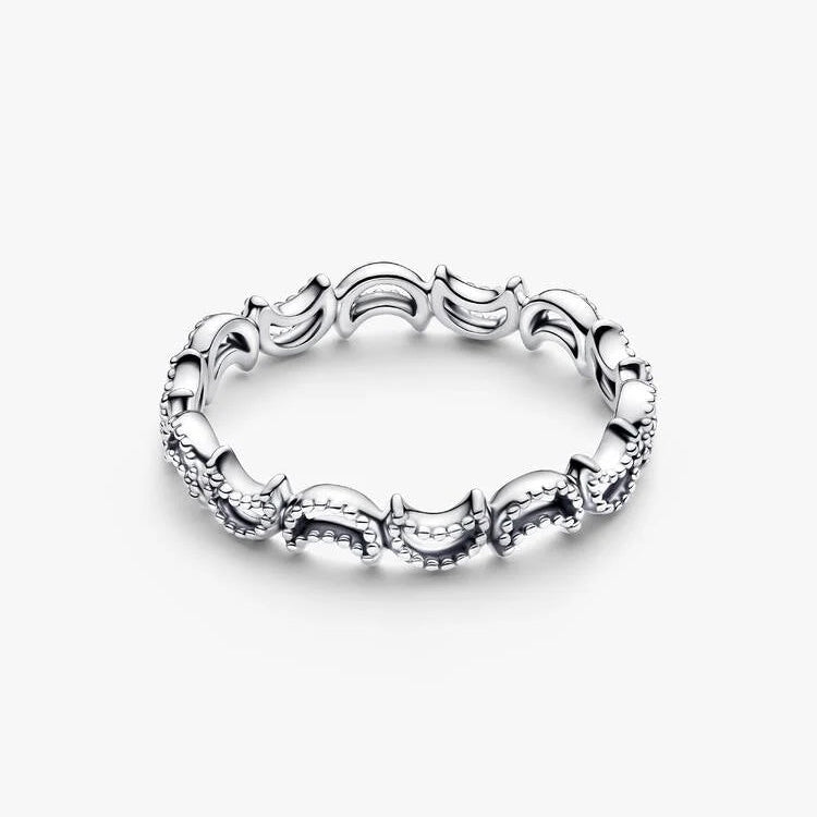 Pandora Crescent Moon Ring