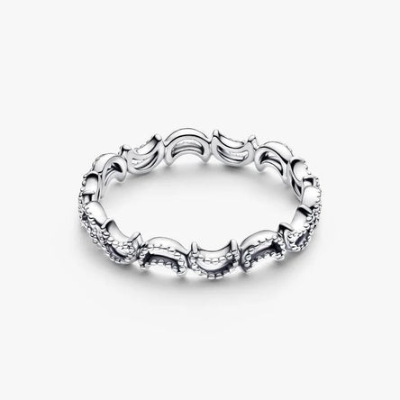 Pandora Crescent Moon Ring