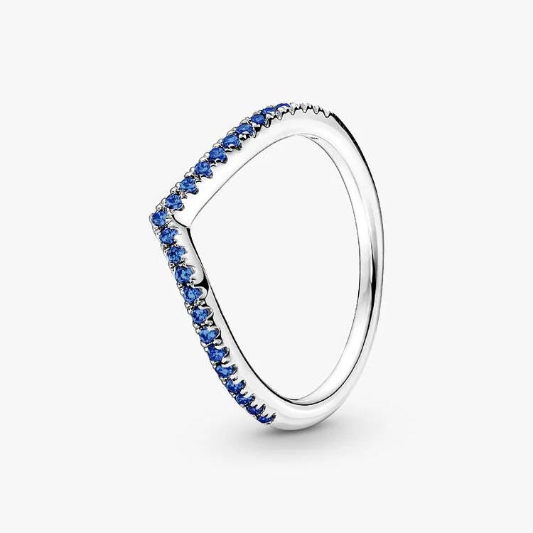 Pandora Timeless Wish Sparkling Blue Ring