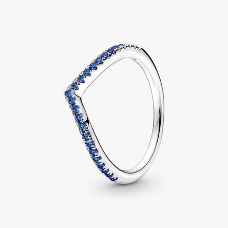 Pandora Timeless Wish Sparkling Blue Ring