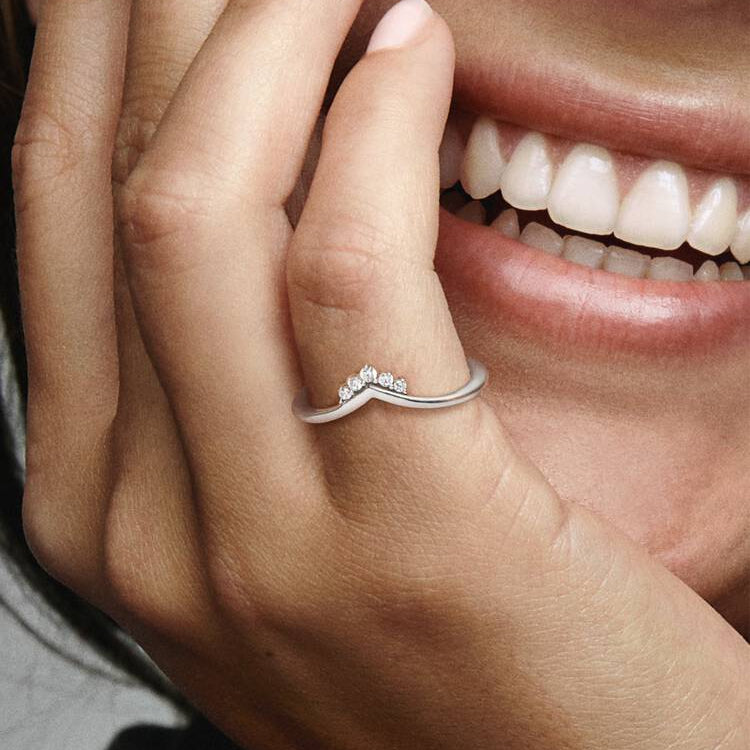 Pandora Tiara Wishbone Ring