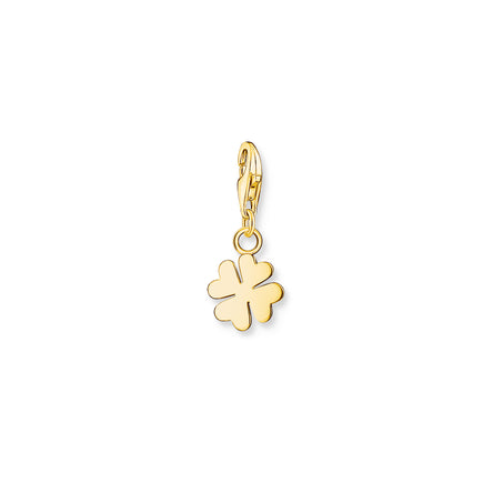 Thomas Sabo Gold Plated Cloverleaf Charm