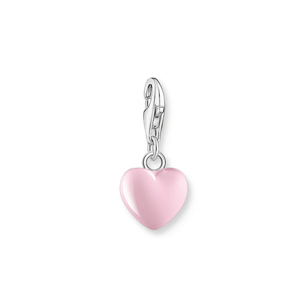 Thomas Sabo Pink Heart Charm Silver