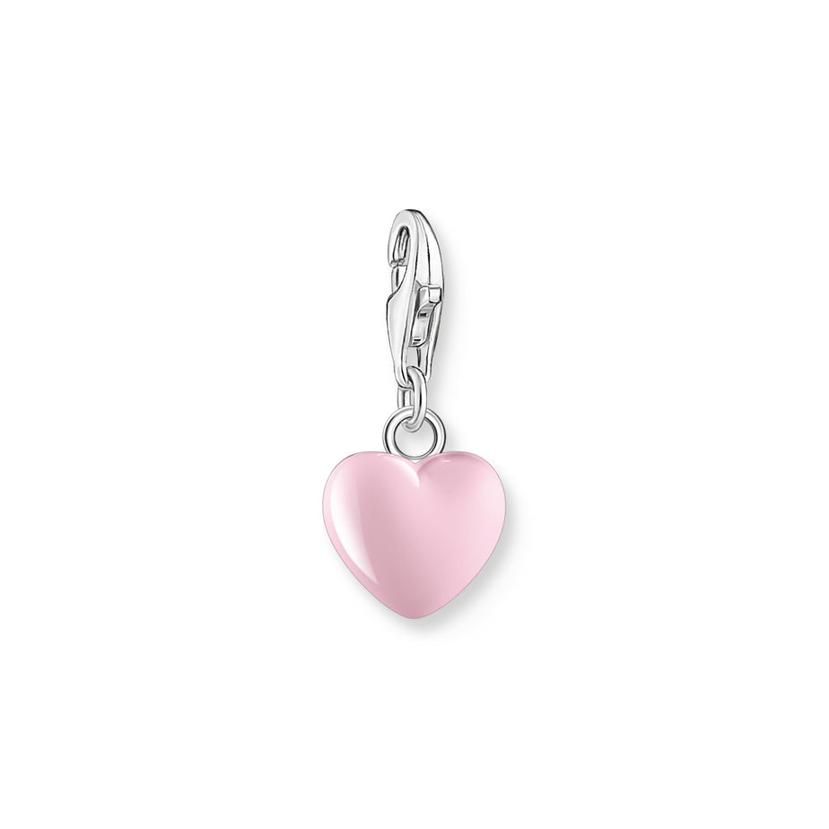 Thomas Sabo Pink Heart Charm Silver