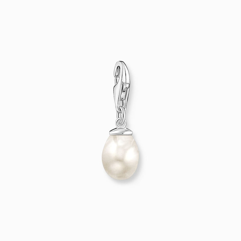 Thomas Sabo Silver Charm with White Pearl