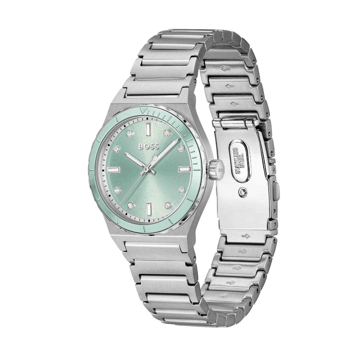 Boss Candor Sport Lux 32mm Ladies Green Watch