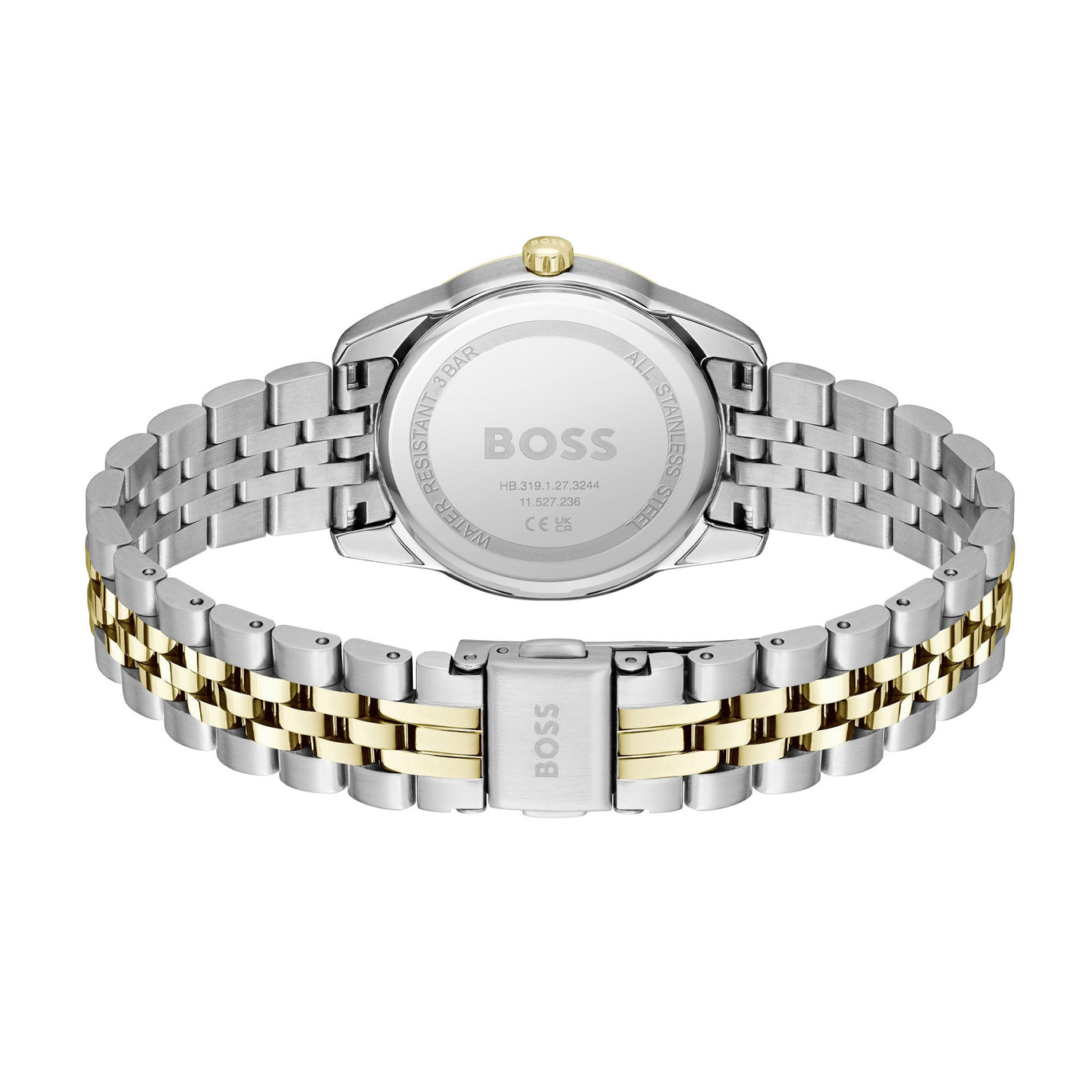 BOSS Graceful Two Tone Crystal Ladies Watch