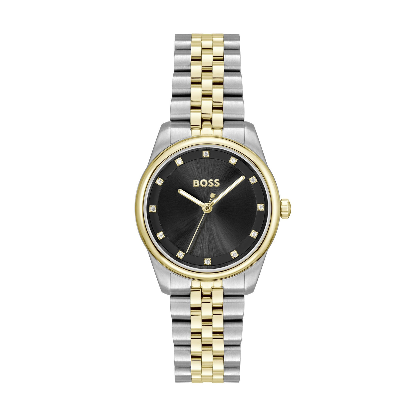 BOSS Graceful Two Tone Crystal Ladies Watch
