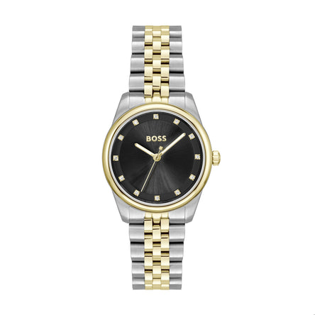 BOSS Graceful Two Tone Crystal Ladies Watch