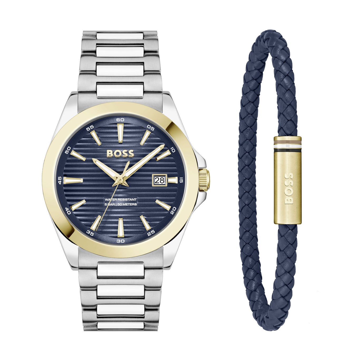 BOSS Strike Watch & Bracelet Gift Set