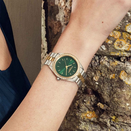 Olivia Burton Sports Luxe 34mm Bejewelled Watch