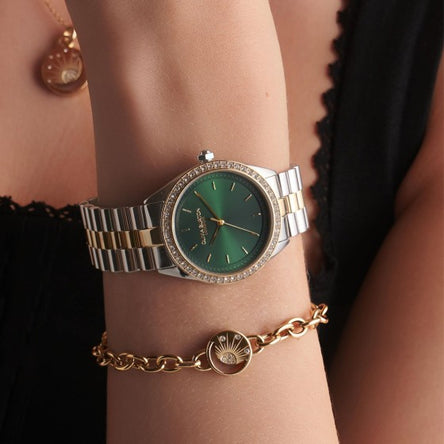 Olivia Burton Sports Luxe 34mm Bejewelled Watch