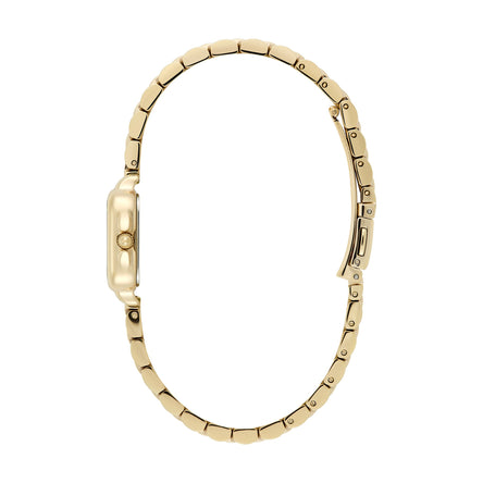 Olivia Burton 20mm Mini Grosvenor Ivory & Gold Bracelet Watch