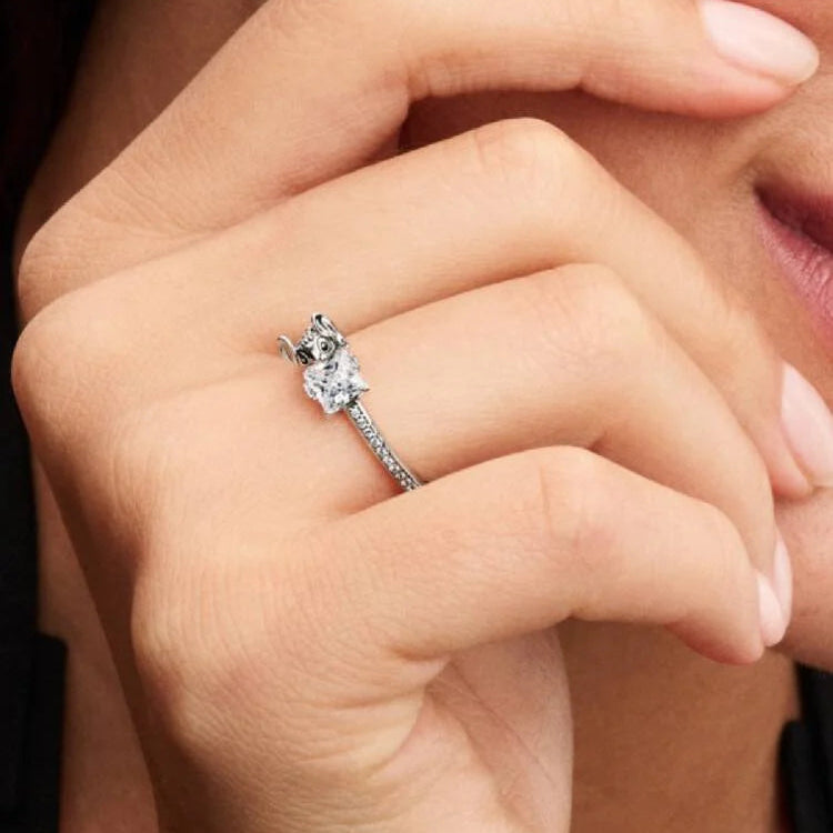 Pandora Disney Stitch & Stone Ring