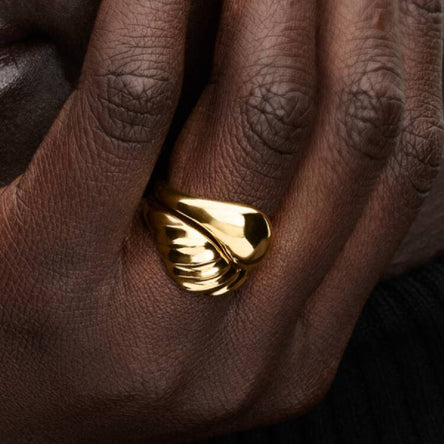 Pandora Rippled Stacking Rings
