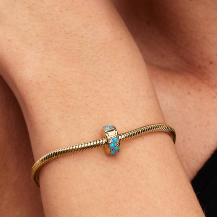 Pandora Aqua Blue Clip Charm