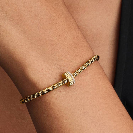 Pandora Ribbed Clip Charm