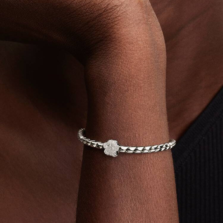 Pandora Textured Paw Mini Charm