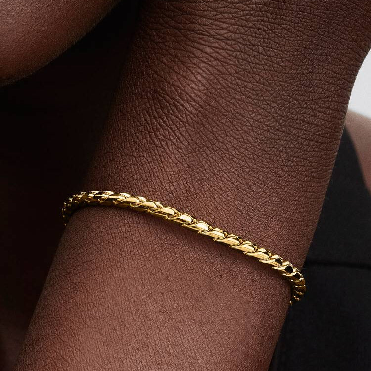 Pandora Round Clasp Wing Chain Bracelet