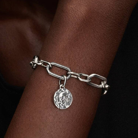 Pandora Skull Medallion Charm