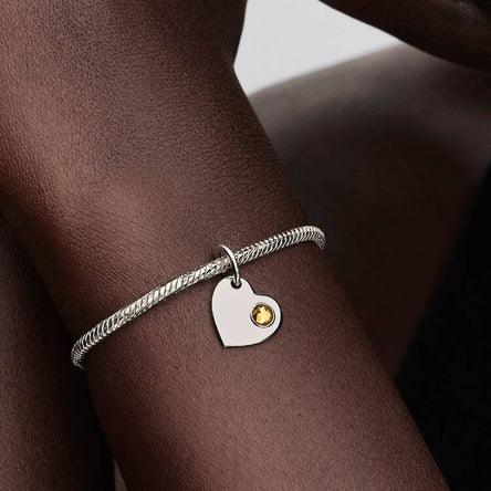Pandora November Heart Dangle Charm