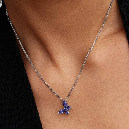 Pandora Butterfly Pendant Necklace