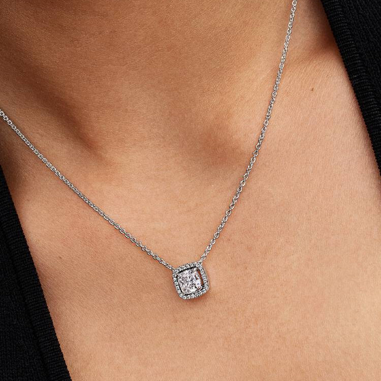 Pandora Halo Pendant Collier Necklace