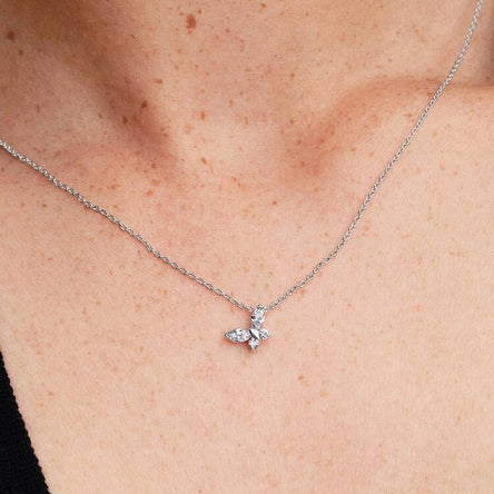 Pandora Butterfly Pendant Necklace