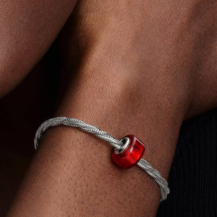 Pandora Red Murano Glass Charm