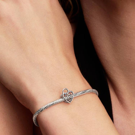 Pandora Openwork Heart Padlock Charm