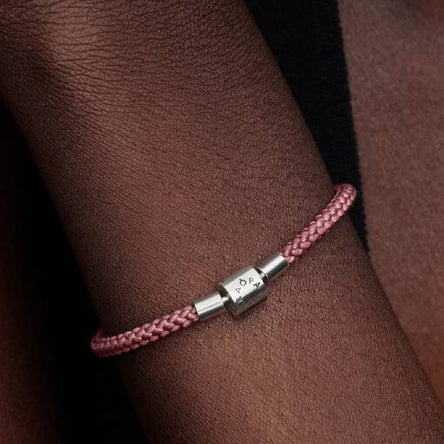 Pandora Shimmering Pink Cord Bracelet