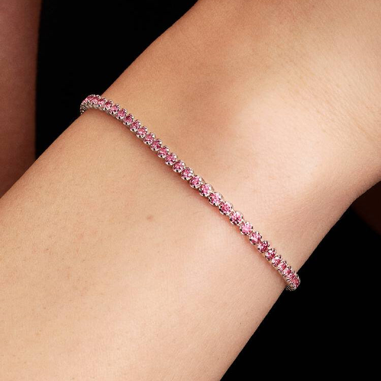 Pandora Pink Small Tennis Bracelet