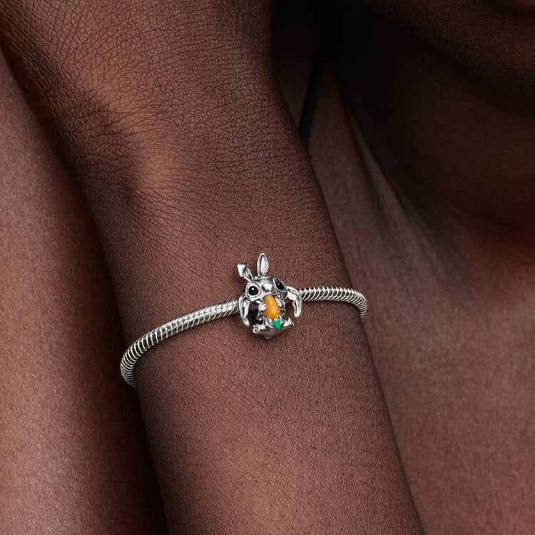Pandora Disney Stitch Easter Bunny Charm